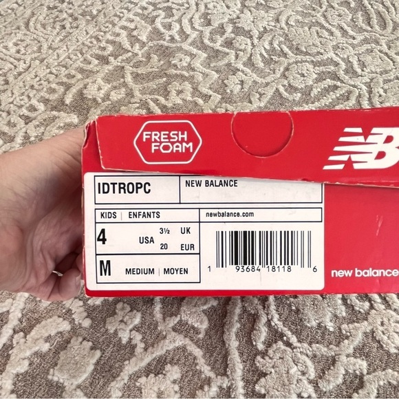 NEW w/Box New Balance Infant Fresh Foam Trail ROAV V1 Bungee - Picture 15 of 15